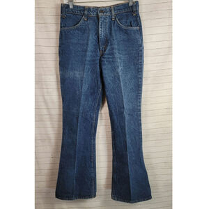 VINTAGE LEVI'S 646 ORANGE TAB 1970'S MEDIUM WASH, sz 31x30